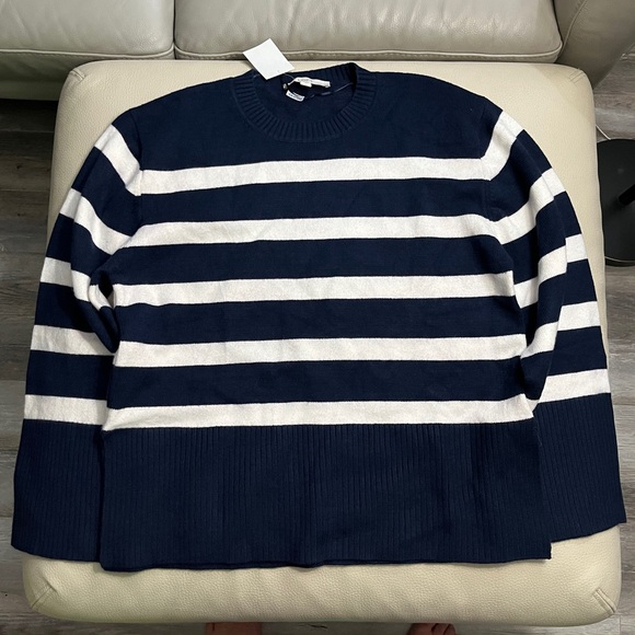 Loft by Ann Taylor Women’s Stripe Relaxed Tunic Sweater - Size XL - Picture 5 of 10